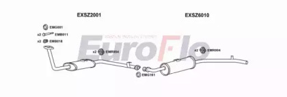 Система выпуска ОГ EuroFlo SZSJ413 3001A